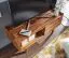 TV-Unterschrank / Lowboard, Farbe: Sheesham, teilmassiv - Abmessungen 44 x 95 x 34 cm (H x B x T)