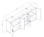Jugendzimmer - Schrankbetterweiterung Garian 21, Farbe: Eiche / Grau - Abmessungen: 79 x 213 x 40 cm (H x B x T)