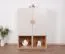 Kommode Maräne 06, Farbe: Kaschmir / Eiche Artisan - Abmessungen: 117 x 80 x 40 cm (H x B x T)