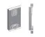 100 cm breiter Kleiderschrank mit 5 Fächern und 2 Türen | Farbe: Schwarz Abbildung