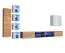 Helle Wohnwand Volleberg 91, Farbe: Eiche Wotan / Weiß - Abmessungen: 150 x 280 x 40 cm (H x B x T), mit genügend Stauraum