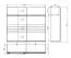 Schiebetürenschrank / Kleiderschrank | 2 Kleiderstangen | Farbe: Kaschmir | ABS-Kanten | Maße: 245 x 61 x 217,5 cm | 2 Fächer | für Schlafzimmer
