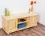 TV-Lowboard Landhausstil Massivholz Farbe: Natur 55x136x47 cm