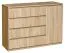 Kommode Olavarria 03, Farbe: Sonoma Eiche - 85 x 120 x 41 cm (H x B x T)
