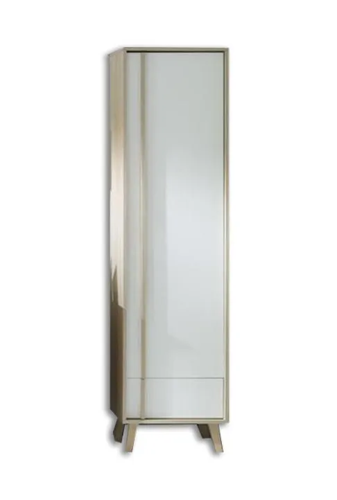 Standregal, 51 cm breit, Farbe: Sonoma Eiche / Weiß Abbildung