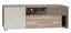 Jugendzimmer - TV-Unterschrank Roland 08, Farbe: Braun, teilmassiv - 46 x 133 x 40 cm (H x B x T)