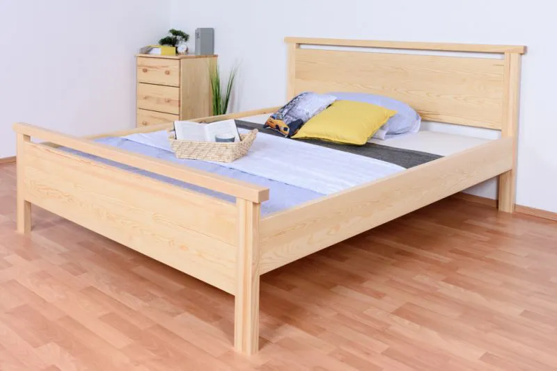 Jugendbett Kiefer massiv Vollholz natur 69, inkl. Lattenrost - 160 x 200 cm (B x L)