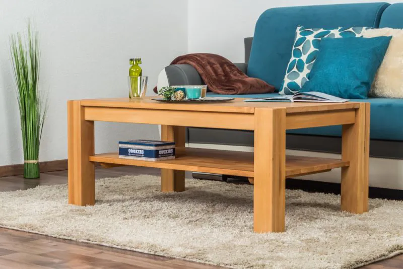 Couchtisch Wooden Nature 422 Kernbuche massiv - 105 x 65 x 45 cm (B x T x H)