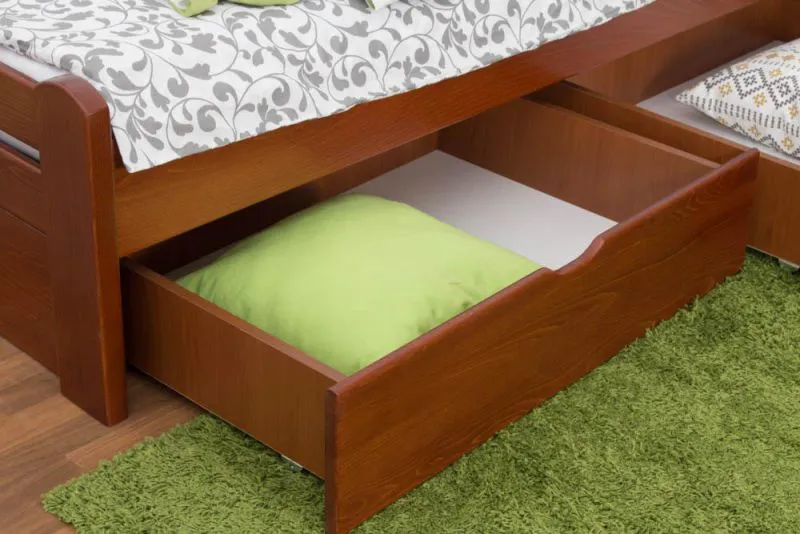 Bett Buche 140 x 200 cm Kirsche Abbildung