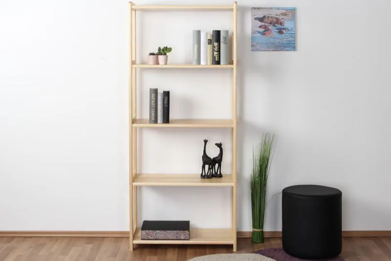 Regal 70 cm breit Kiefer massiv Vollholz natur  Abbildung