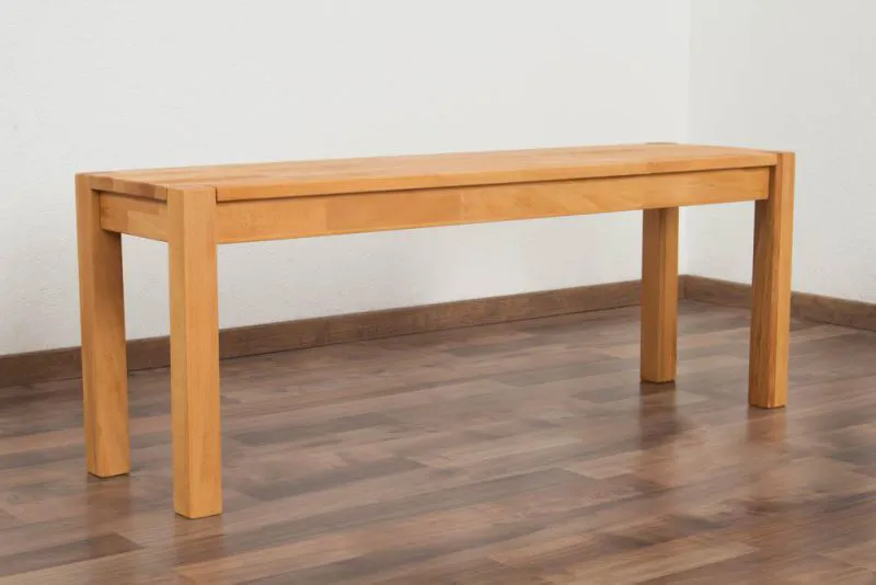 Hockerbank Buche Massivholz Abbildung