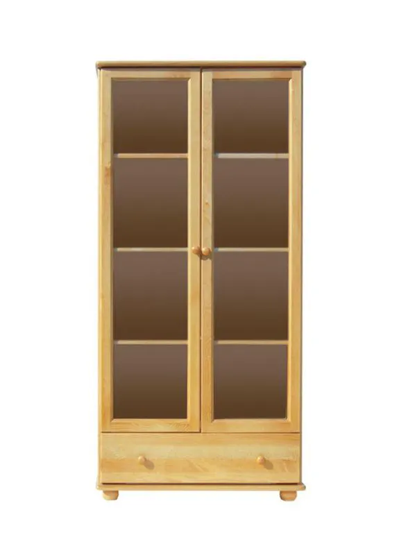 Vitrine aus Glas und Kiefer Abbildung