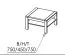 Couchtisch Fazenda 23, Farbe: Dunkelbraun, Eiche teilmassiv – 75 x 75 x 45 cm (B x T x H)