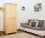 Kiefer-Kleiderschrank A-Qualität, Farbe: Natur 190x90x60 cm Abbildung