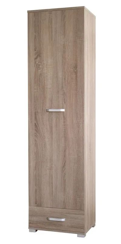 Schrank Kikori 15, Farbe: Sonoma Eiche - Abmessungen: 190 x 50 x 40 cm (H x B x T)