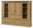 Vitrine Matam 06, Farbe: Eiche - 130 x 165 x 40 cm (H x B x T)
