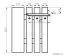 Garderobe Paseh 02, Farbe: Erle - Abmessungen: 100 x 80 x 24 cm (H x B x T)