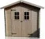 Holz-Gartenhütte 2,28 x 2,26 Meter (inkl. Dach) | Naturbelassen | Satteldach Abbildung