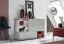 Elegante Kommode Bjordal 44, Farbe: Eiche Wellington / Grau - Abmessungen: 77 x 120 x 40 cm (H x B x T), mit LED-Beleuchtung