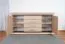 Kommode Kundiawa 11, Farbe: Sonoma Eiche hell / Sonoma Eiche dunkel - Abmessungen: 84 x 160 x 40 cm (H x B x T)
