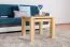 Wohnzimmertisch Kiefer massiv Natur 50x60x60 cm, Massivholz-Couchtisch aus Holz