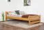 Einzelbett / Gästebett Kiefer massiv Vollholz Erlefarben 84, inkl. Lattenrost - 100 x 200 cm
