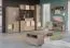 Jugendzimmer - Couchtisch Roland 13, Farbe: Braun, teilmassiv - 92 x 85 x 49 cm (B x T x H)