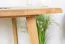 Couchtisch Eiche massiv natur Aurornis 77 - Abmessungen: 100 x 60 x 50 cm (B x T x H)