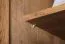 Moderner Kleiderschrank mit Soft Close System Fazenda 01, Oberfläche geölt / gewachst, Dunkelbraun, Eiche teilmassiv, Maße: 222 x 104 x 61 cm