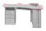 Schreibtisch Kiefer massiv Vollholz Erlefarben Junco 185 - Abmessungen: 74 x 138 x 83 cm (H x B x T)