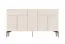 Kommode Asau 14, Farbe: Kaschmir / Eiche dunkel - Abmessungen: 83 x 150 x 47 cm (H x B x T)
