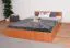 Doppelbett Corrientes 20 inkl. Lattenrost, Farbe: Erle - 180 x 200 cm (B x L)
