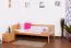 Bettrahmen für Kinder / Kinderbett 90 x 190 cm | Massivholz: Buche | Natur Lackiert | besonders hohe Qualität Abbildung