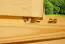 Holz-Gartenhaus 3,98 x 4,98 Meter (inkl. Dach) | Naturbelassen | Satteldach | 34 mm Blockbohlen-Haus Abbildung