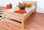 Kinderbett 100 x 200 cm | Massivholz: Buche | Natur Lackiert Abbildung