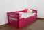 Bettgestell Schubladenbett Buche 90 x 200 cm Rosa Abbildung