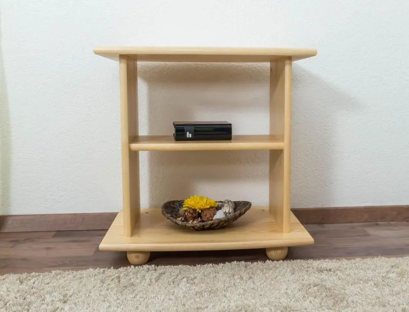 TV-Kommode Massivholz Farbe: Natur 60x60x45 cm Abbildung