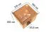 Sauna "Agnar" SET mit bronzierter Tür und Kranz - Farbe: Natur, Ofen externe Steuerung easy 3,6 kW - 210 x 184 x 202 cm (B x T x H)