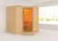 Sauna "Tjara 1" AKTION Farbe: Natur - 193 x 184 x 209 cm (B x T x H)