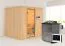 Sauna "Jonina" SET - Farbe: Natur, Ofen BIO 9 kW - 196 x 178 x 198 cm (B x T x H)