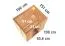 Sauna "Jarle" SET mit Energiespartür - Farbe: Natur, Ofen externe Steuerung easy 3,6 kW - 196 x 151 x 198 cm (B x T x H)