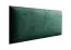 Polsterpaneele, 10er Set, Farbe: Dunkelgrün, Bezug: Velour, Maße: 70 x 30 cm