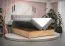 Boxspringbett im eleganten Design Pilio 14, Farbe: Grau / Eiche Golden Craft - Liegefläche: 180 x 200 cm (B x L)