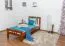 Kinderbett / Jugendbett "Easy Premium Line" K8, Buche Vollholz massiv kirschrot lackiert - Liegefläche: 90 x 200 cm