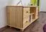 TV-Kommode Massivholz Farbe: Natur 55x118x47 cm