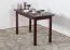 Tisch Kiefer massiv Vollholz Walnussfarben Junco 227D (eckig) - 120 x 60 cm (B x T)