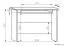 Schreibtisch Banjaran 27, Farbe: Sonoma Eiche - Abmessungen: 75 x 205 x 175 cm (H x B x T)