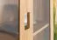 Vitrine Eiche massiv natur Aurornis 27 - Abmessungen: 166 x 142 x 40 cm (H x B x T)