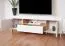 Moderner TV-Schrank / TV-Möbel mit einen offenen Fach Barbe 24, mit zwei Türen, drei Fächer, Farbe: Kaschmir, Maße: 51,5 x 177 x 40 cm, ABS-Kantenschutz, eine Schublade, Griffe: Gold, sehr Langlebig 