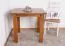 Tisch | Kiefer massiv Vollholz | Eichenfarbe| 80 x 80 cm | Junco 239A